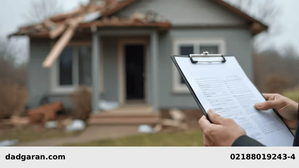 خسارت بلایای طبیعی و جنگ-دادگران حامی