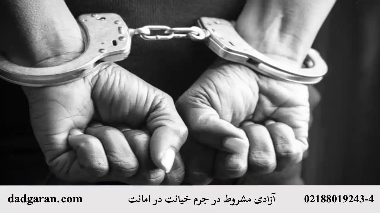 آزادی مشروط برای مجازات جرم خیانت در امانت-دادگران حامی