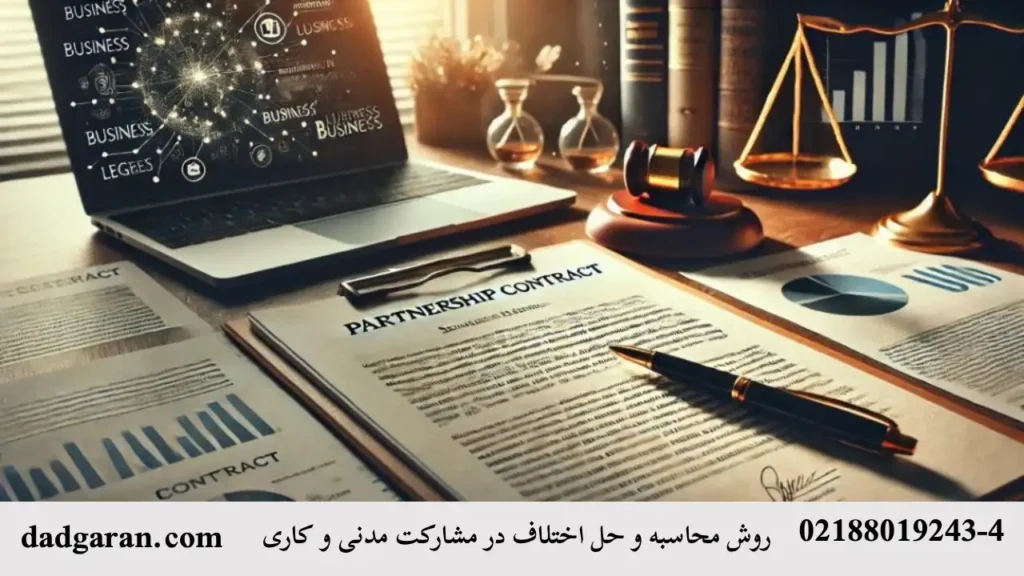 محاسبه و حل اختلاف در مشارکت کاری و مدنی