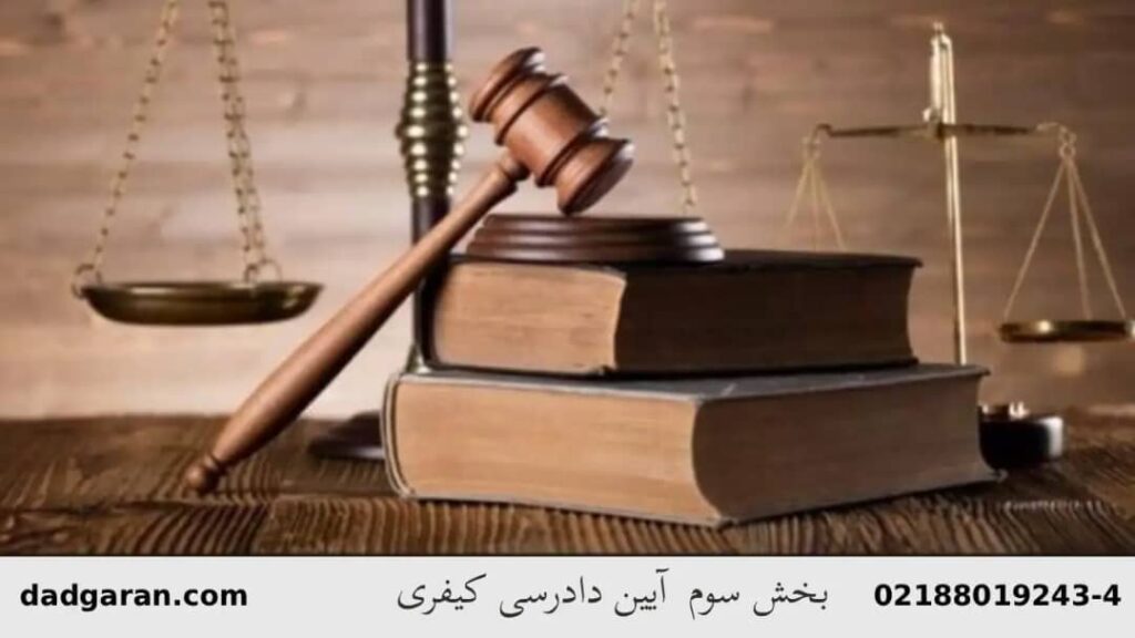 درباره بخش سوم قوانین کیفری-دادگران حامی