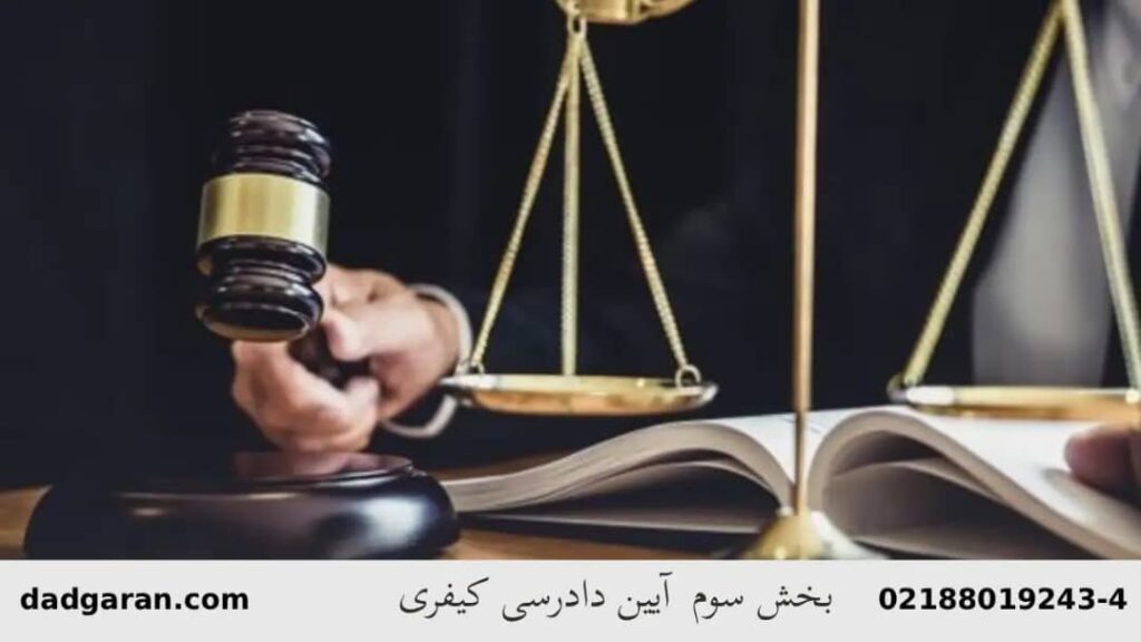 توضیحات آیین دادرسی کیفری-بخش سوم-دادگران حامی