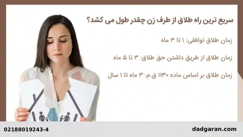 طلاق سریع زوجه-دادگران حامی