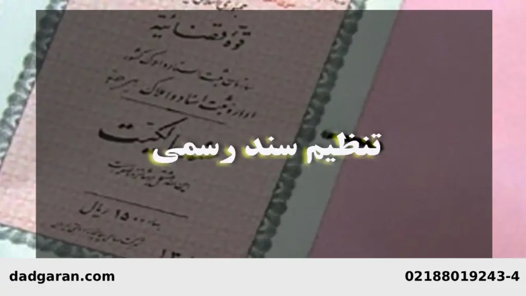 برای چه املاکی سند میدهند؟-دادگران حامی